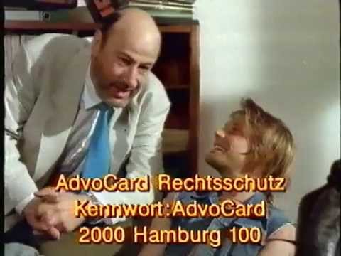 AdvoCard (mit Manfred Krug) - Fernsehwerbung (1991)